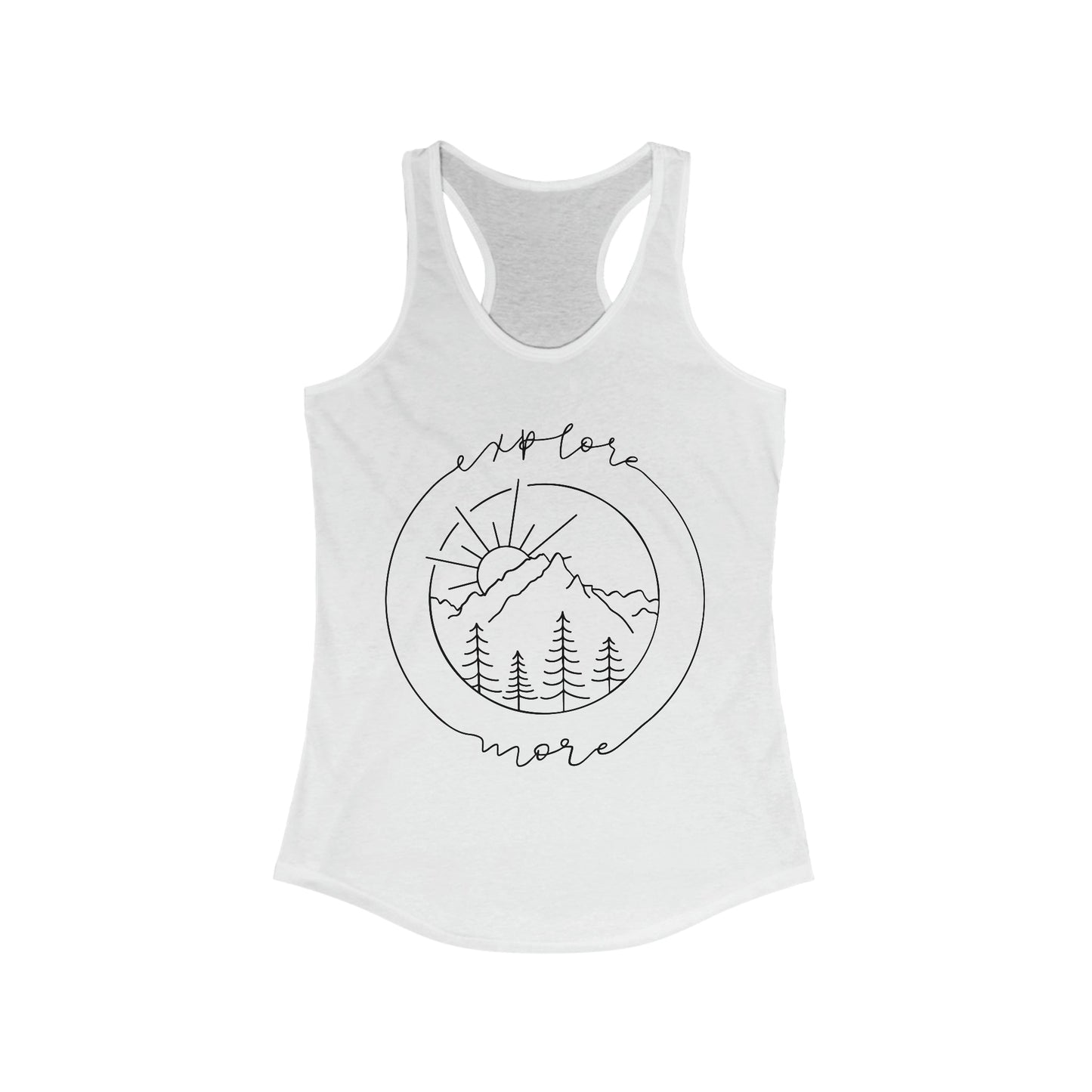 Hazel Blues® | Explore More Racerback Tank