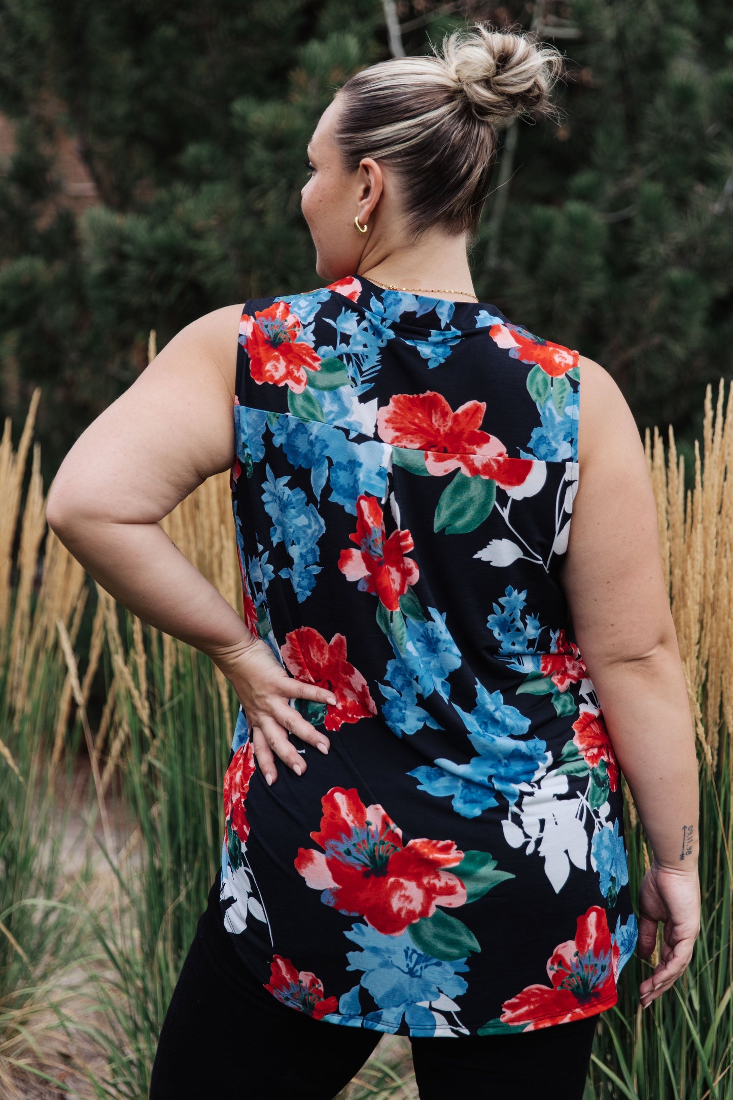 Hazel Blues® | A Rose By Any Other Name Sleeveless Top