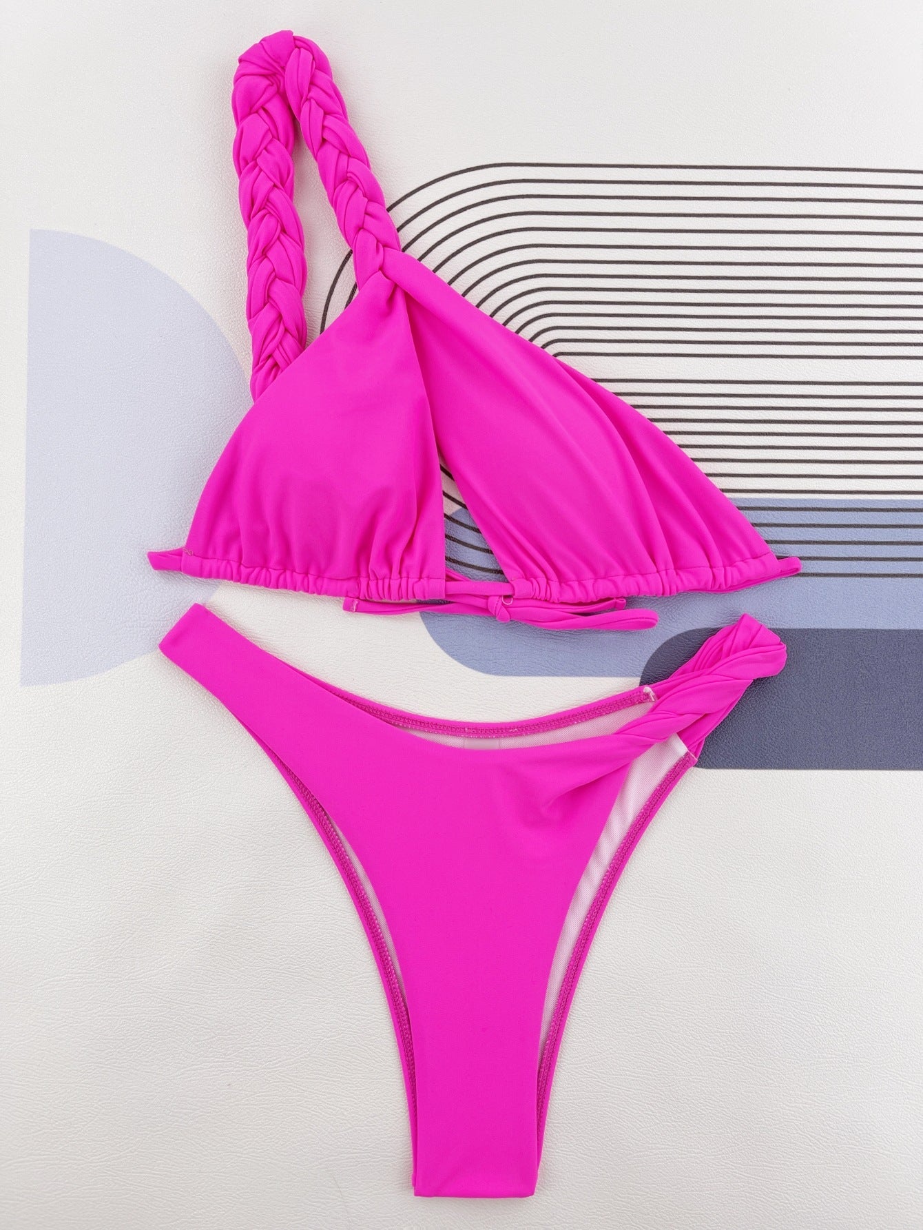 Woven Strap Bikini Set