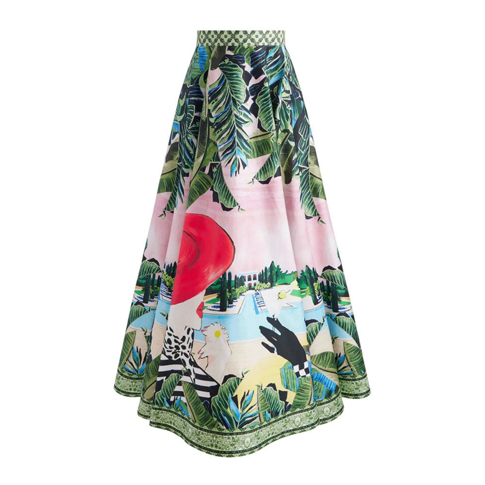Print Tummy Control One-Piece Swimsuit