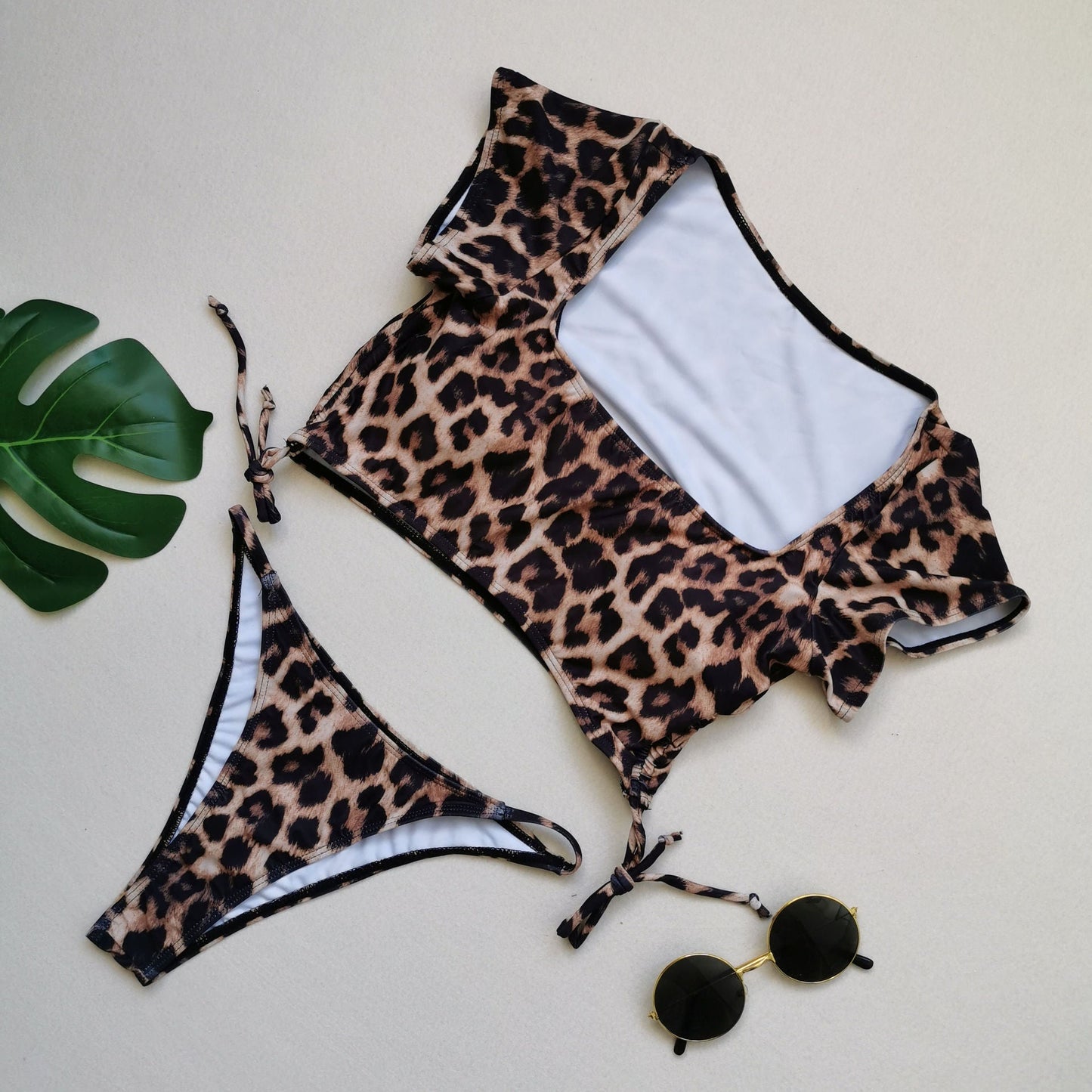 Short Sleeve Bikini Set