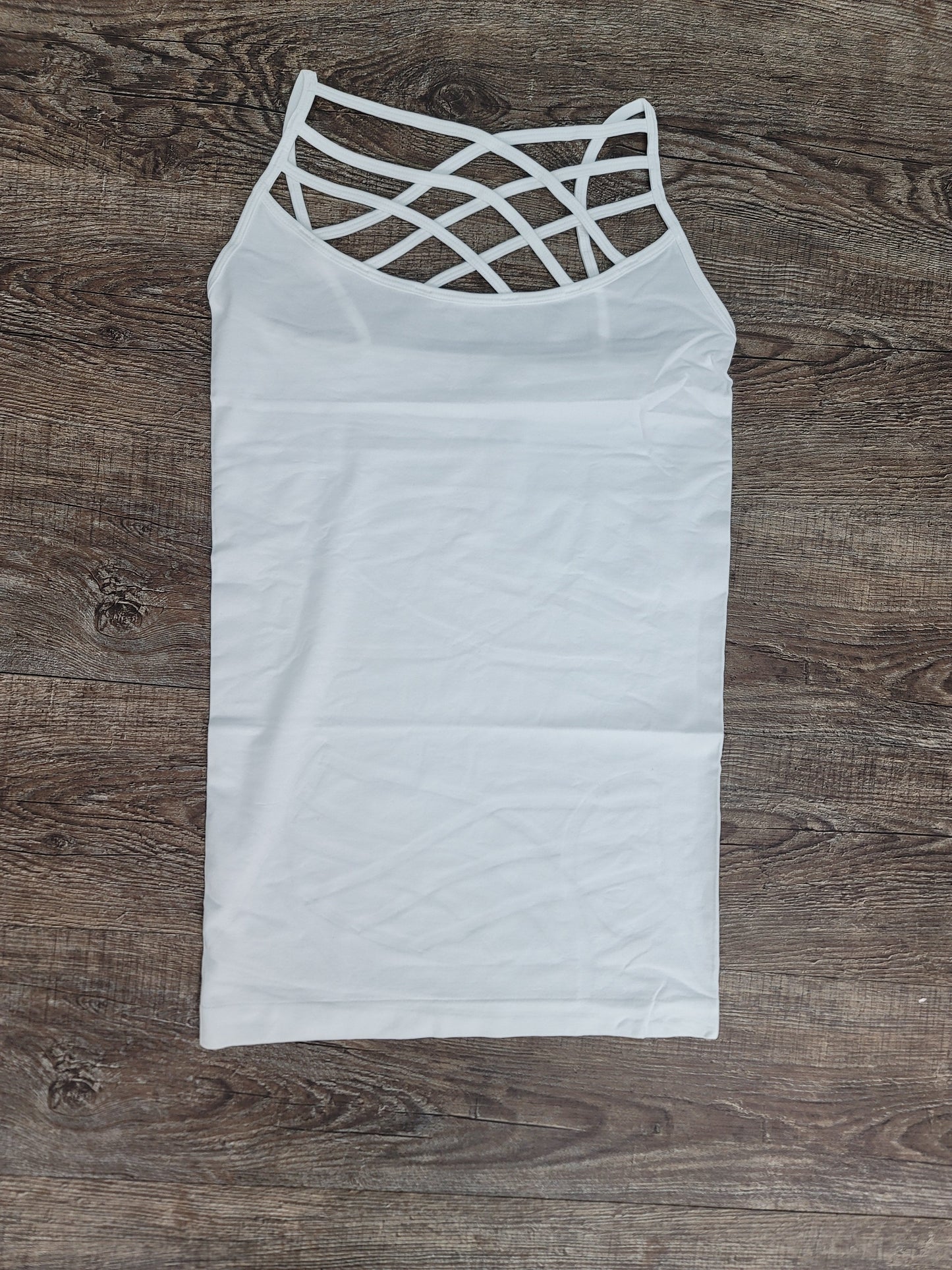 Hazel Blues® |  SEAMLESS TRIPLE CRISS-CROSS FRONT CAMI