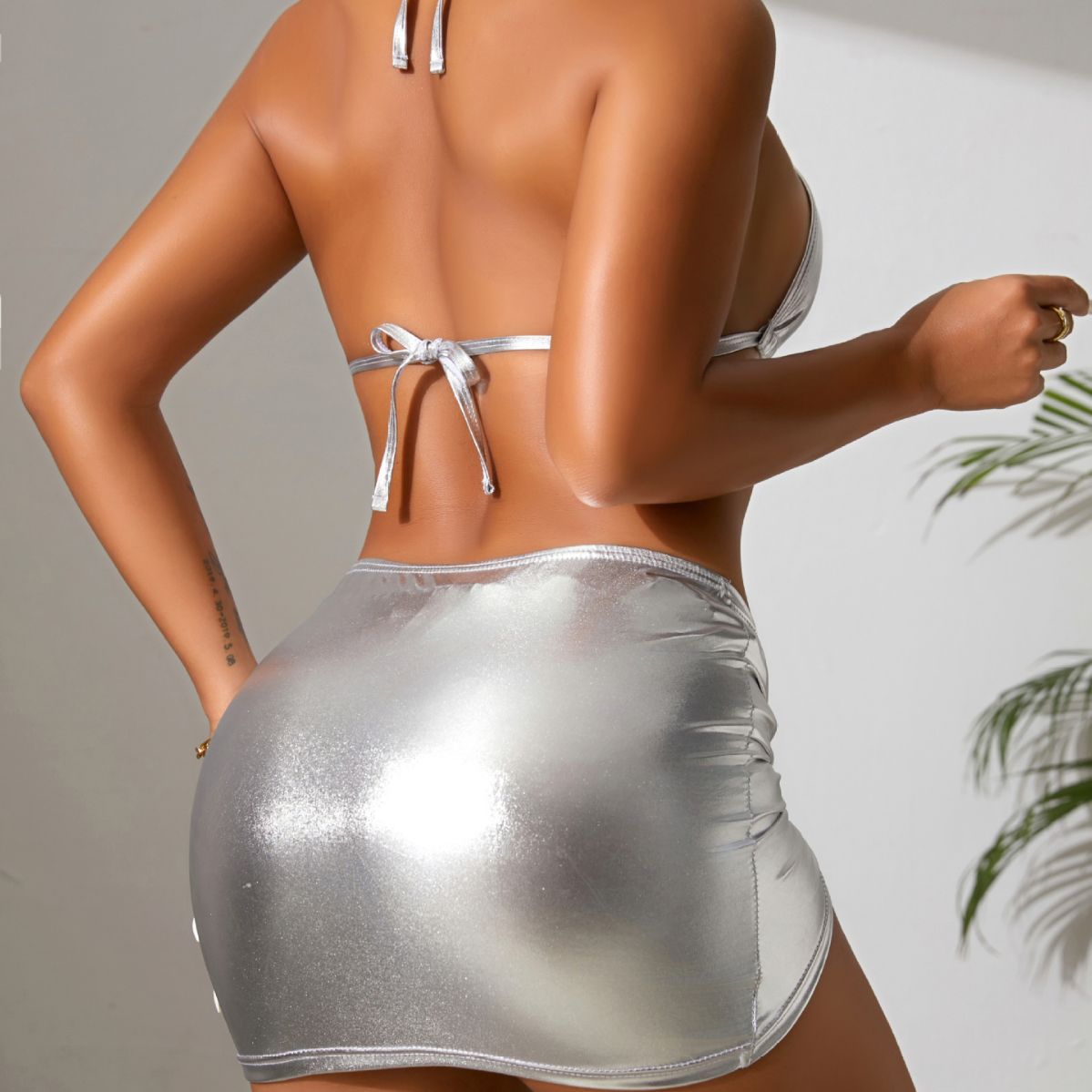 Slip Sheath Bikini Set