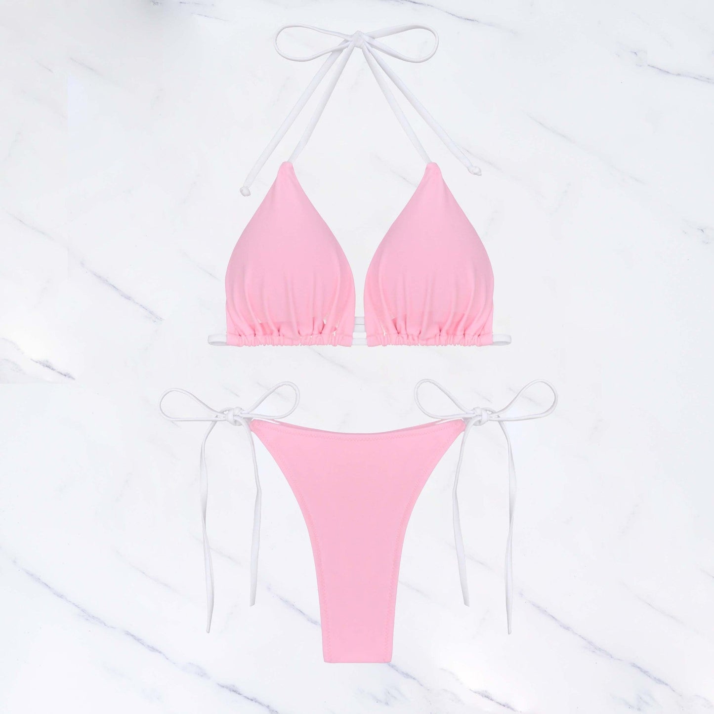 Solid Bikini Set