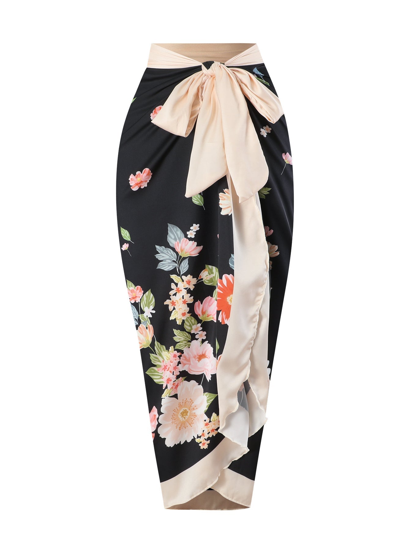Print Skirted One-Piece Swimsuit