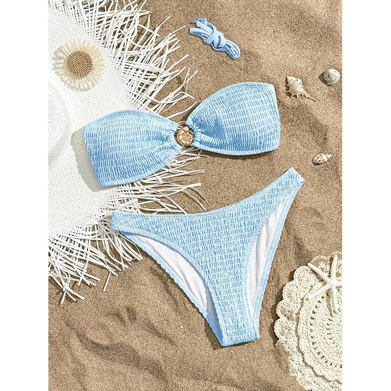 Solid Bikini Set