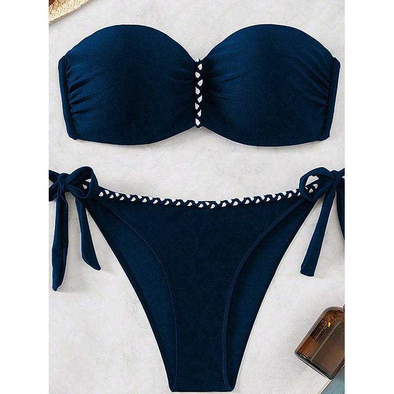 Solid Bikini Set