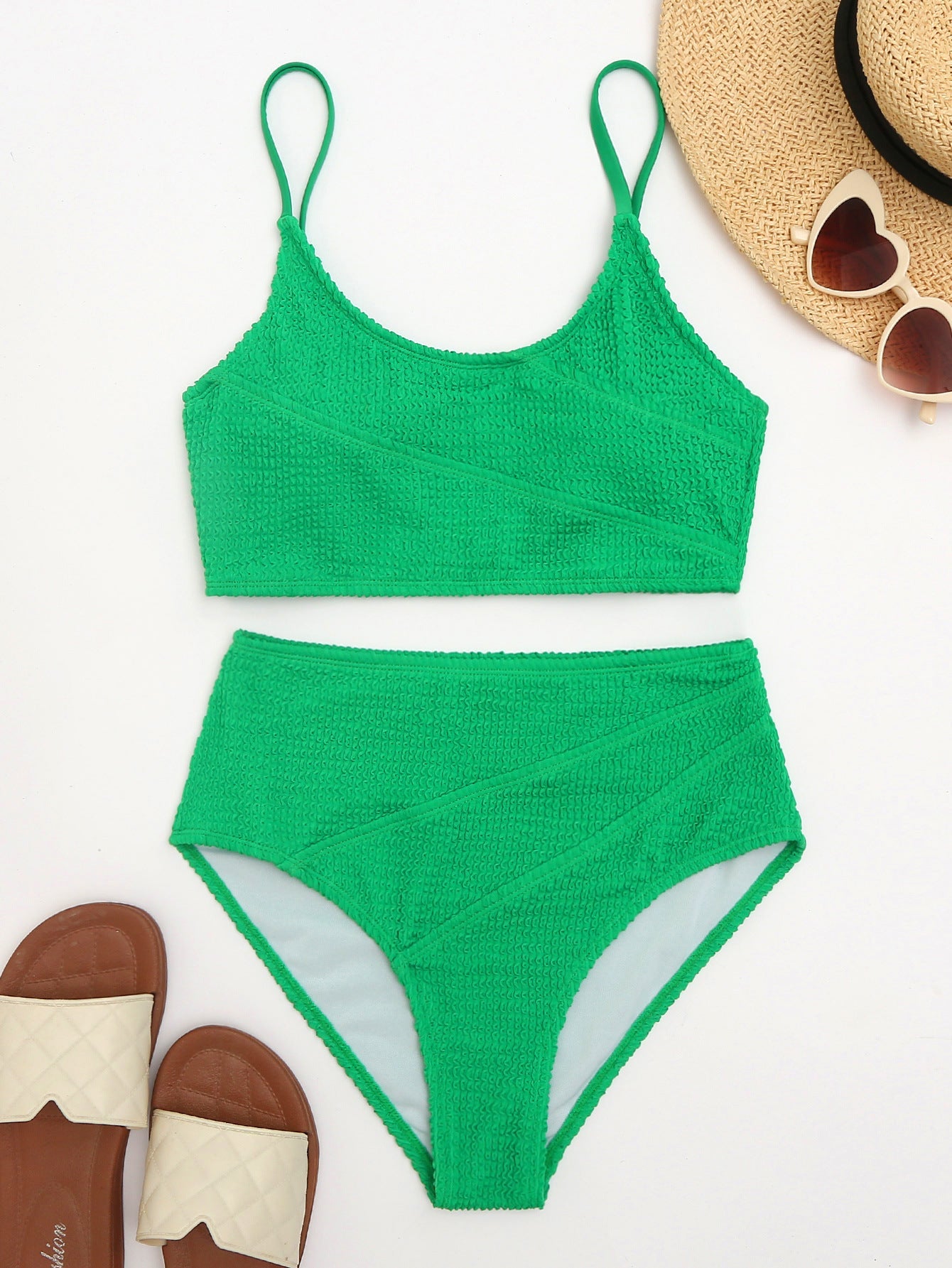 Solid Bikini Set