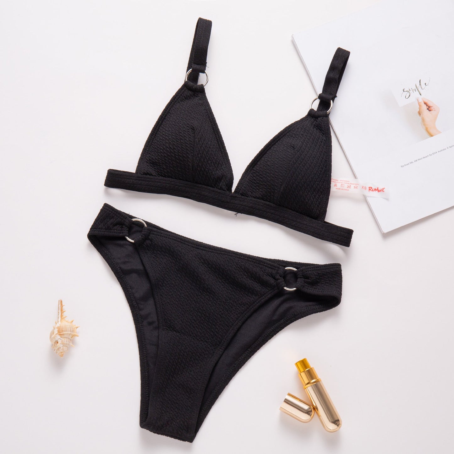 Solid Bikini Set